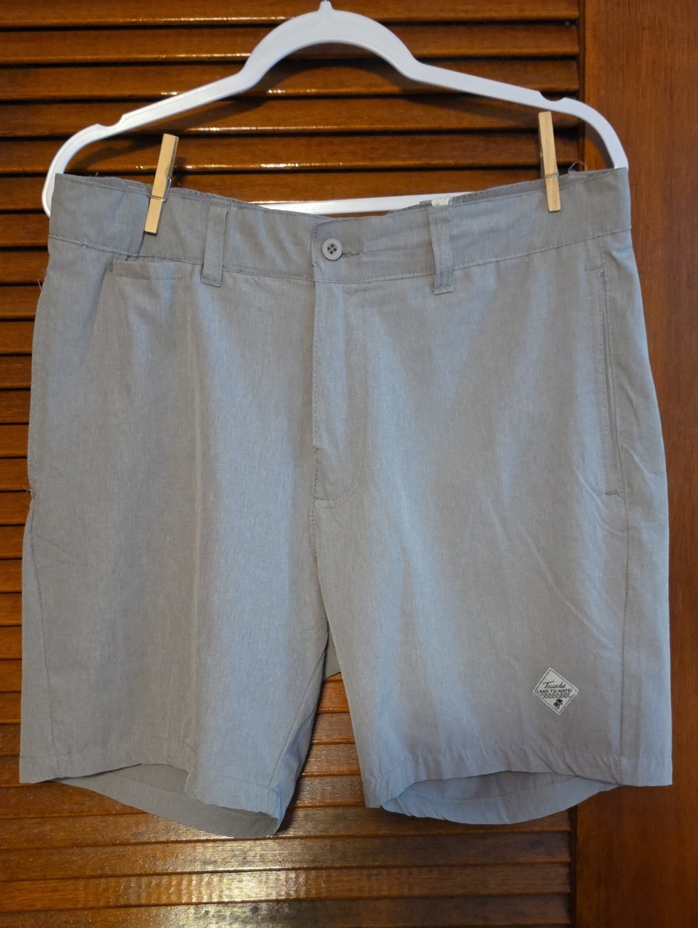 Men's Light Gray Hybrid Shorts - Unbranded